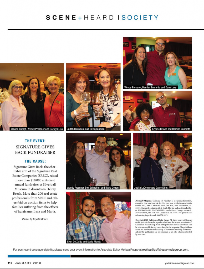 Boca Life Magazine Page